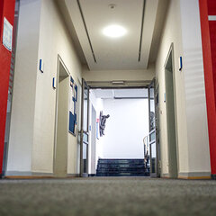 Blick in den Flur der Landesgeschäftsstelle