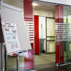 Besprechungsraum mit Paper Board